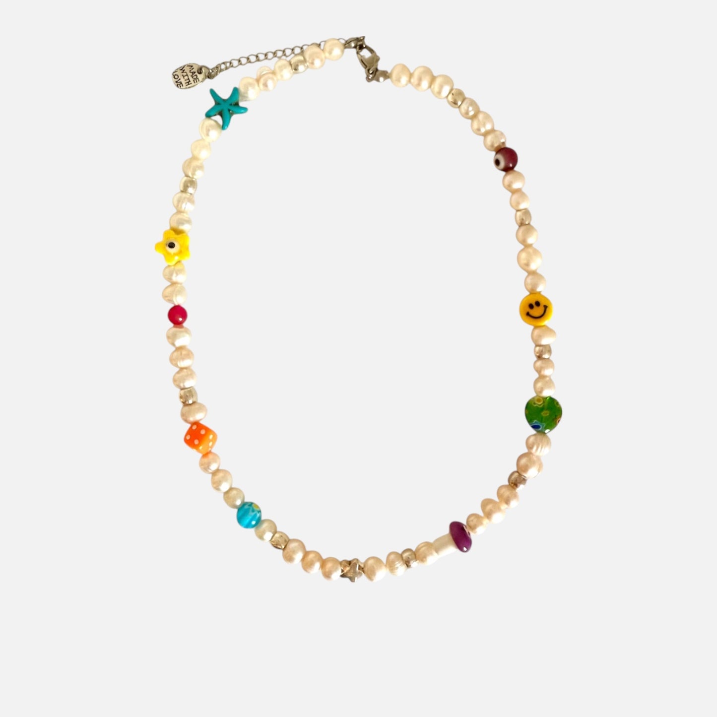 COLLAR JOY POP PLATEADO