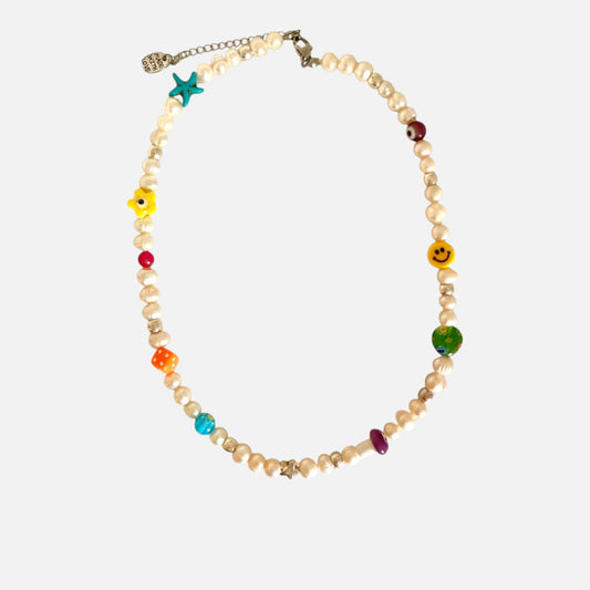 COLLAR JOY POP PLATEADO